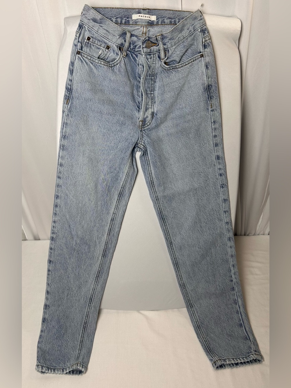 PacSun Light Blue Ultra High-Rise Slim Straight Women's Jeans